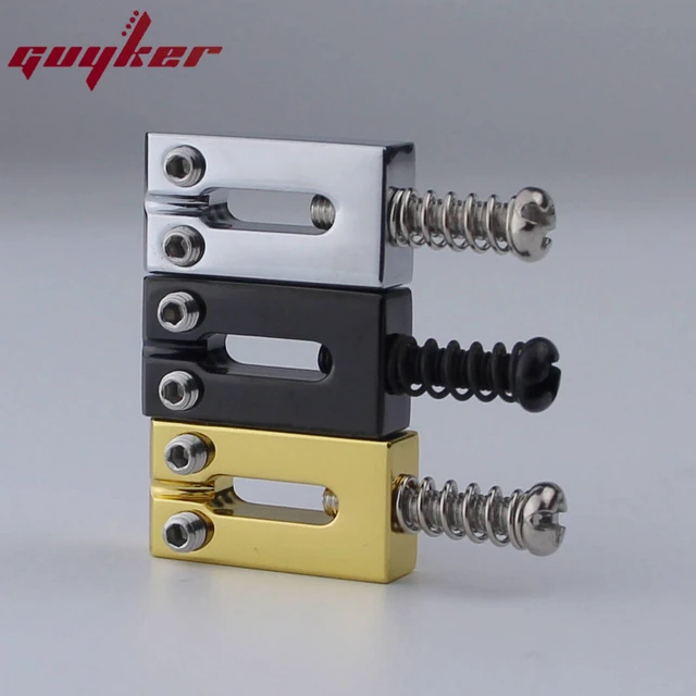 New 10.5MM 10.8MM Brass Plating Modern Guitar Tremolo Bridge Saddles For ST  Electric Guitar