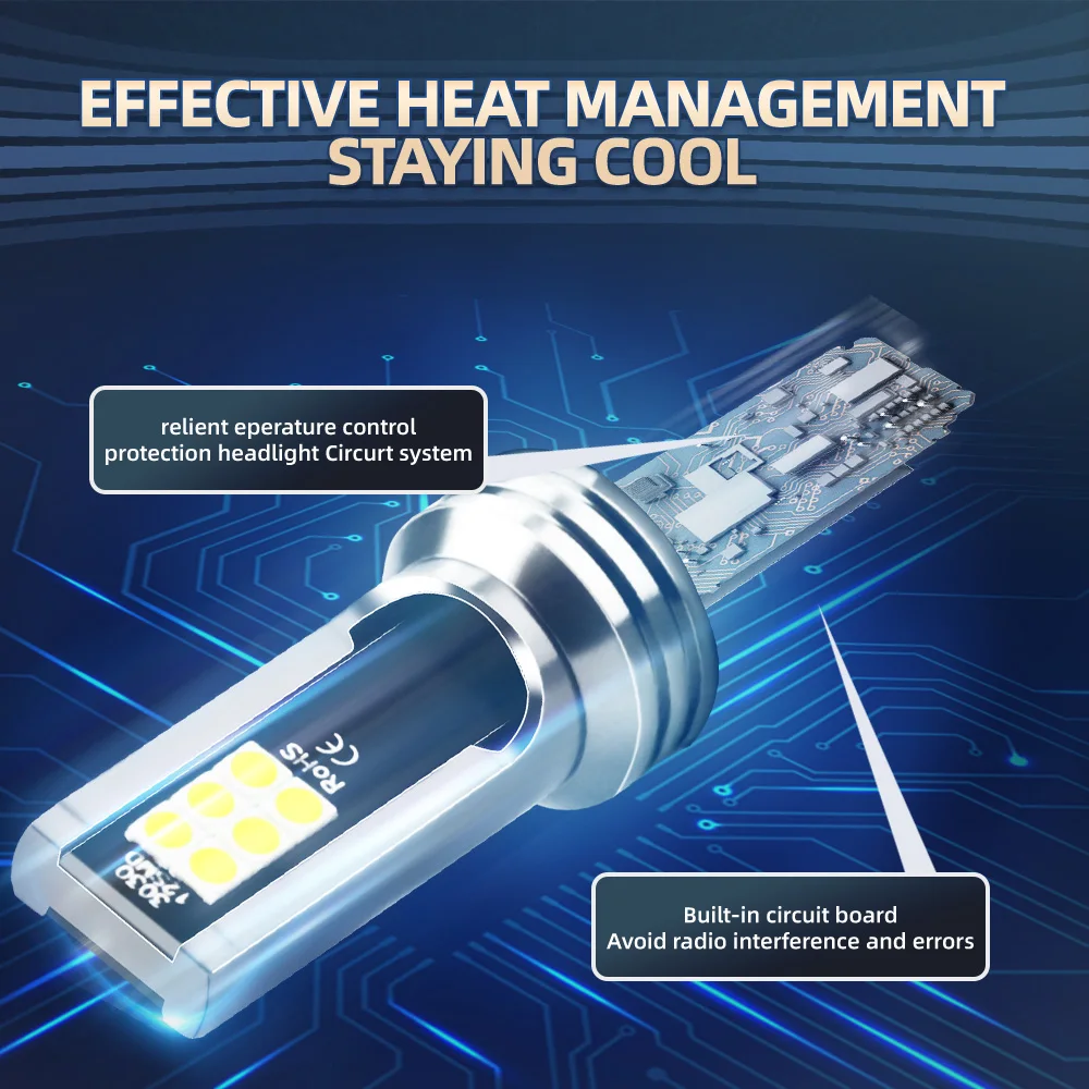 200W 20000LM Super Bright 9140 Canbus Error Free LED Auto