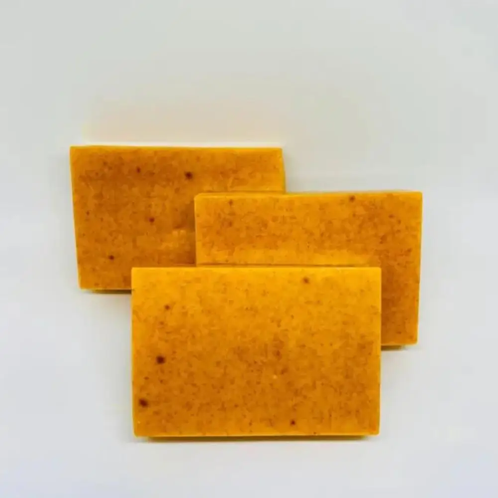 100g Turmeric Hand Made Soap, Lemon Kojic Acid Soap, Shower and Facial Soap  Deep Cleaning For Face Body Skin Care 5