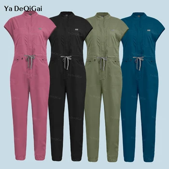 High-quality Beautician Gowns Medical Workwear Surgical Nursing Uniforms Pet Clinic Clothes Scrubs Uniforms Wholesale Jumpsuits