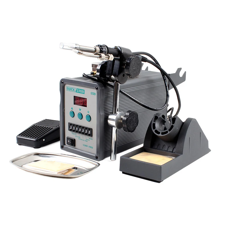 Digital display soldering station soldering wire QUICK-376D Automatic soldering soldering system 90W