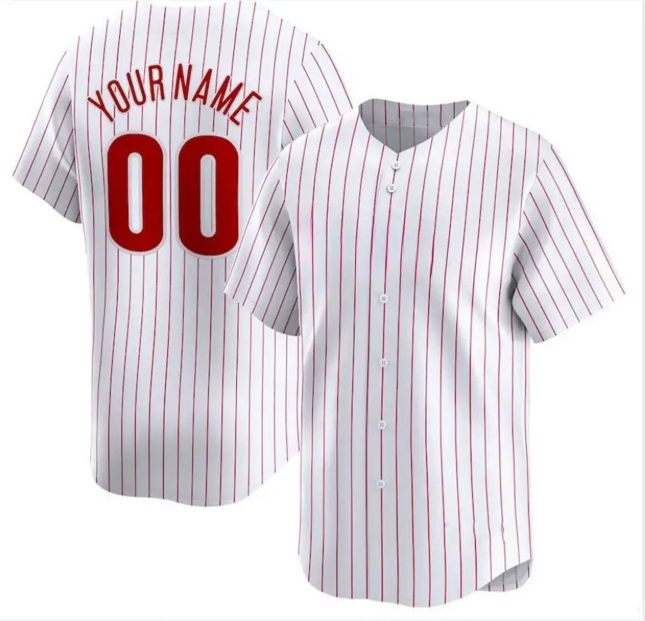 

Hot Selling Philadelphia Baseball Jersey Stitched Softball Wear Team Uniform #3 Bryce Harper #7 Trea Turner High Quality