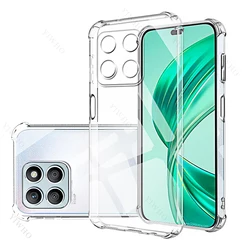 Transparent Phone Case | Slim Soft TPU Clear Back Cover | Protective Lens Guard for Honor X9 5G