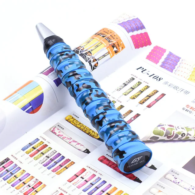 3pcs Grip Padel Antislip Overgrip Beach Tennis Breathable Grip Tennis Badminton Camouflage Color 110cm 6