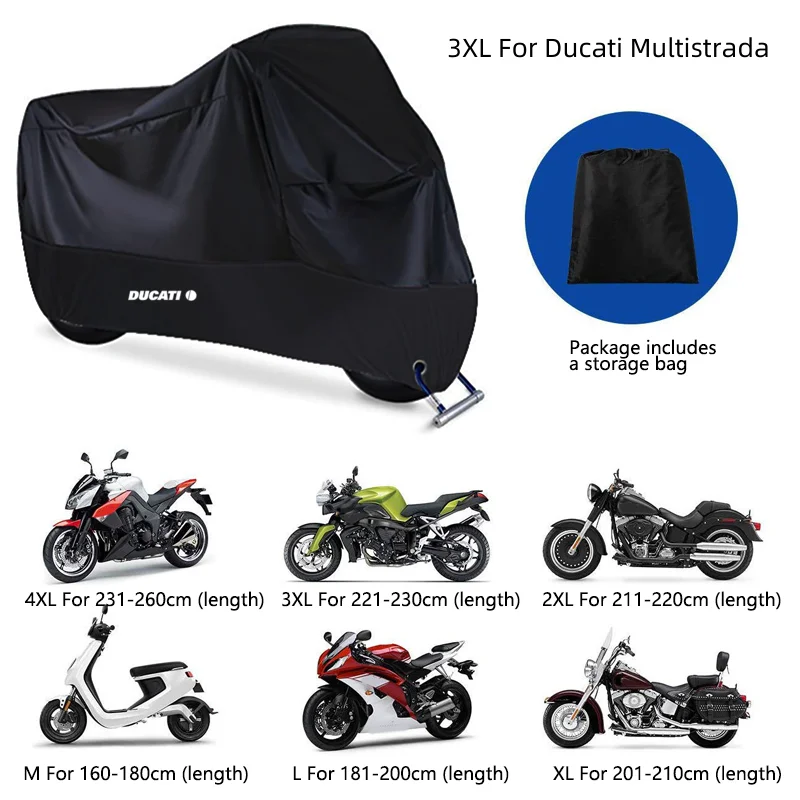 Ducati Multistrada 950 1100 1260 1200 S  ׷   Ŀ, ߿ UV ȣ   Ŀ