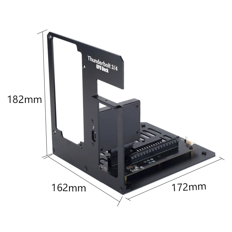 Staffa Di Supporto Anti-Sag Per GPU – Regolabile Da 7 A 11,5 Cm, In Lega Di Alluminio, Base Antiscivolo – Per Schede Grafiche VGA