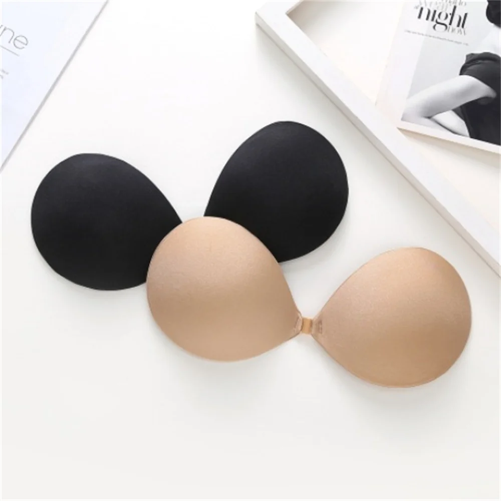 2.5/3.5/5/6CM Thickened Chest Sticker Thick Invisible Bra Flat Chest Display Big Silicone Breast Sticker Bridal Wedding Dress