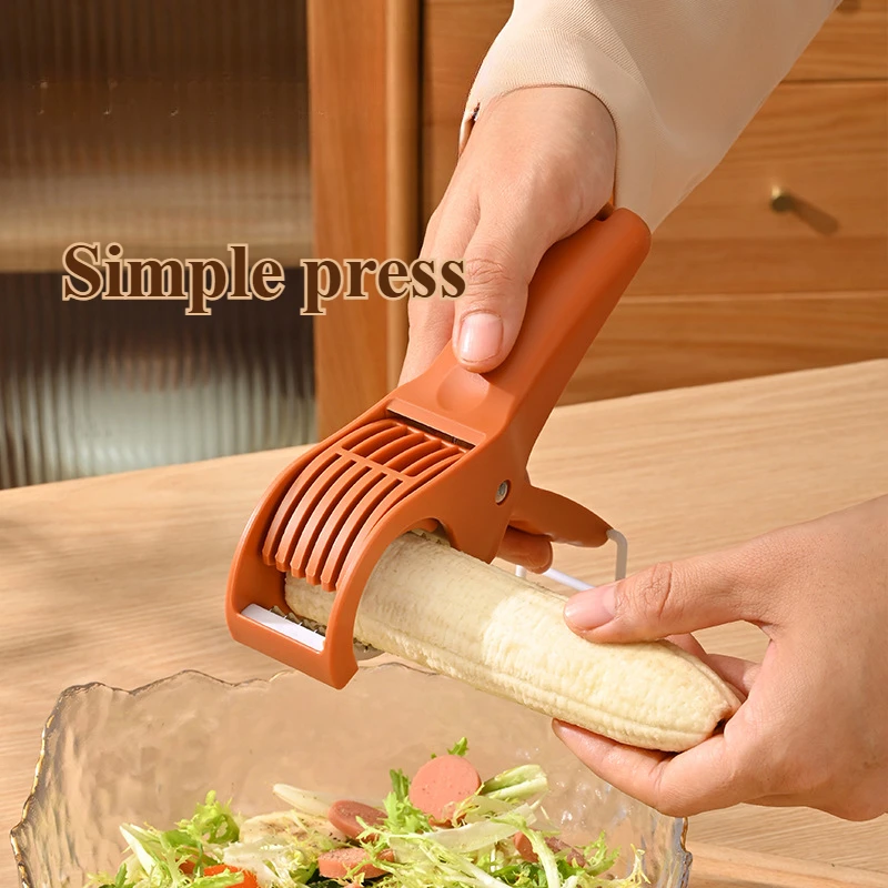 Stainless Steel Fruit and Vegetable Slicer God Ham Sausage Slicing Fruit Salad Divided Cut Melon God Kitchen Supplies