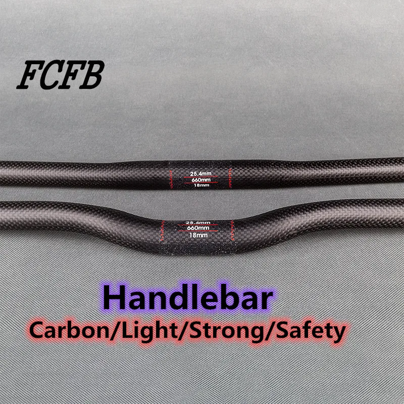 Carbon Handlebar Full carbon fiber handlebar little swallow 25.4 folding cycling parts bicycle bars 3k