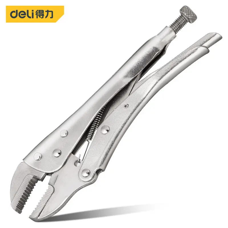 

Deli 10 inch clamping pliers, fixed pliers, wrench, multifunctional pressure tool, straight jaw pliers, DL10901 carbon steel