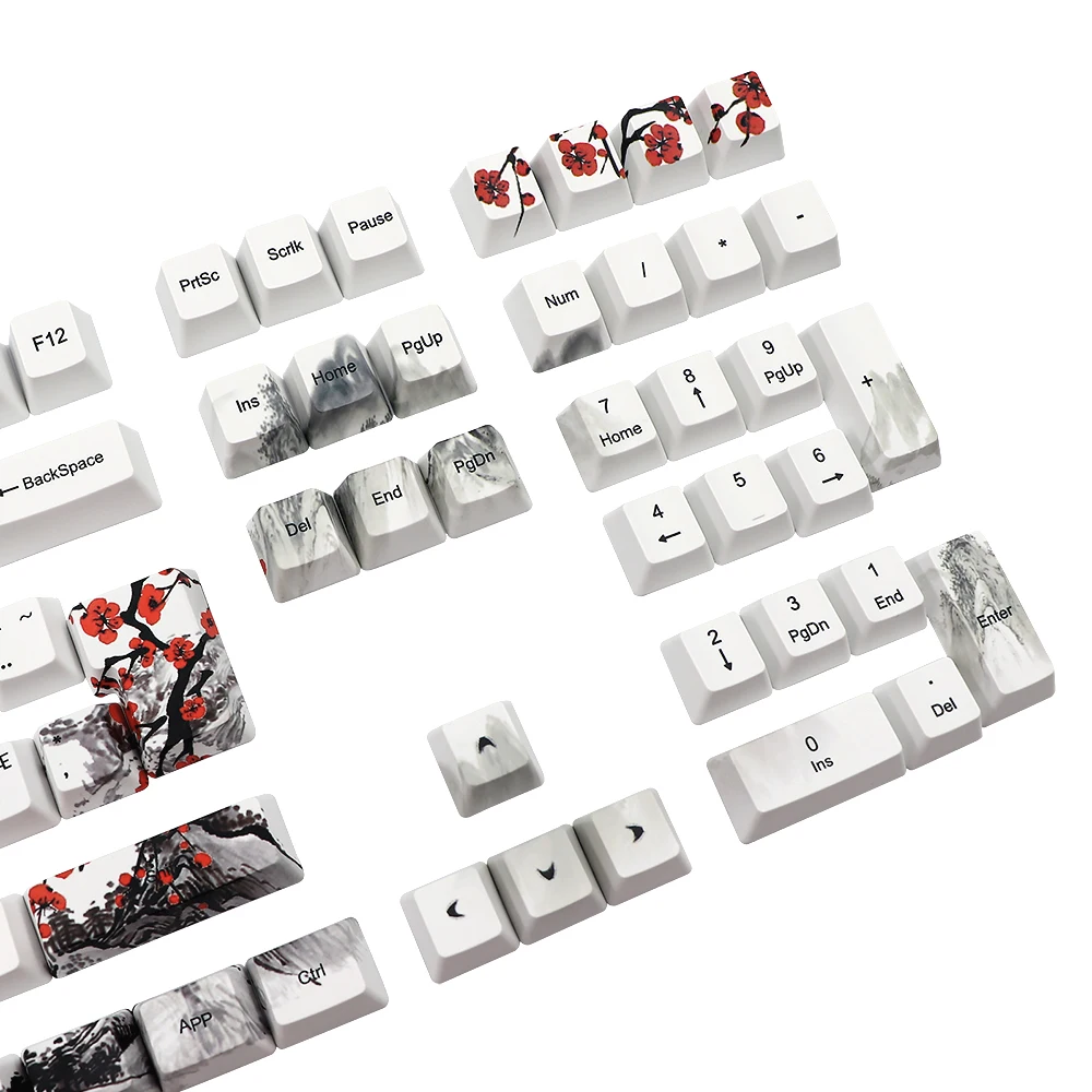 Perfil Keycap, Teclado ISO AZERTY, ES, FR,