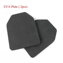 Airsoft Tactical Vest Protective EVA Plates (Black)