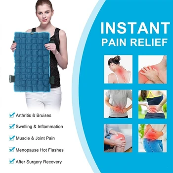 52*35cm Self-absorbing Water Knee Brace Pad Ice Packs Physiotherapy Hot & Ice Compress Heated Knee Leg Neck Shoulder Hip Wrap 1