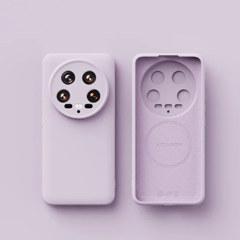 Premium Magnetic Liquid Silicone Shockproof Case with Matte Finish