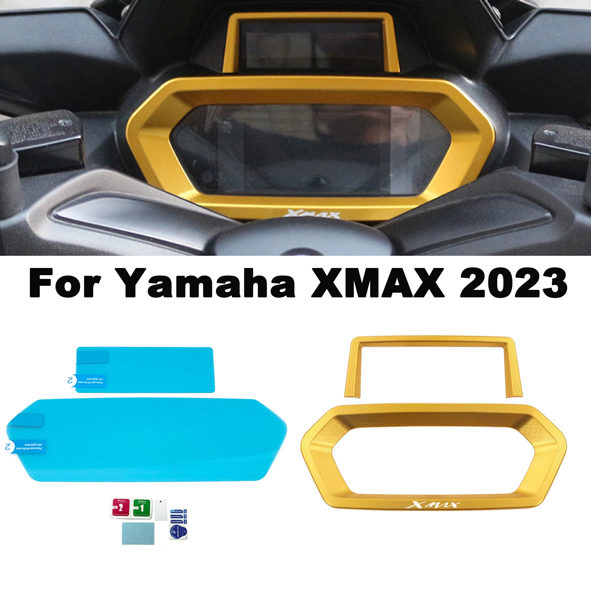 

XMAX300 2023 аксессуары защита мотоцикла от царапин для YAMAHA XMAX 300 Защитная пленка для экрана на приборную панель