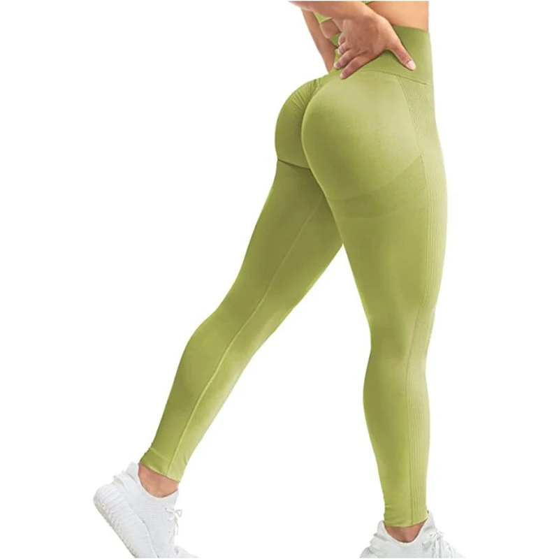 high waisted leggings Sexy Women High Waist Leggings Female Gym Workout Legging Fashion Push Up Seamless Leggins Breathable Workout Pants peach lift leggings Leggings