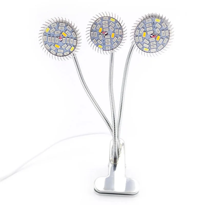 Description Picture 4 of item3 head led grow light UV IR Flower full spectrum plant lights indoor growing growbox cultivo plant lamp Hydroponics green house