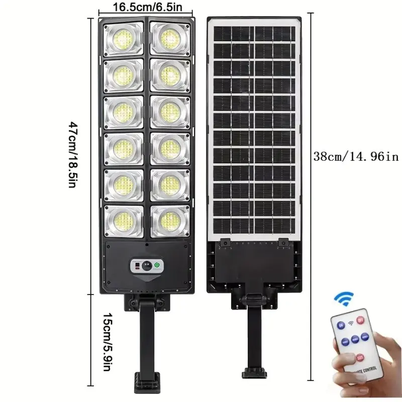 Solar Lights Garden Lights 7700LM Solar Led Light Outdoor Most Powerful Outdor Solar Lamp 720 LED 3Mode Remote Control Waterproof Light Garden Street Lamp