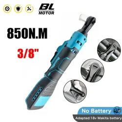850N.M Cordless Ratchet Wrench 3/8'' Electric Rechargeable Screwdriver Removal Screw Nut Car Repair Tools For Makita 18V Battery
