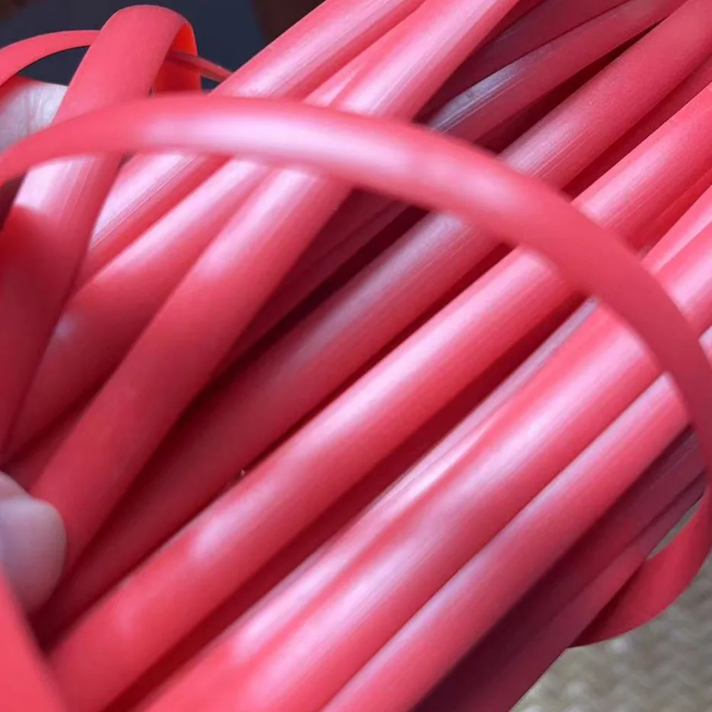 PE Gradient Flat Synthetic Rattan Material Roll Handmade Weaving Rope Repair Furniture Bed Sofa Chair Table Bask 70M 500g Meters