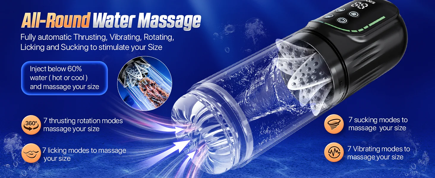Automatic Masturbation Cup For Men With Thrusting And Rotation_voghion.com