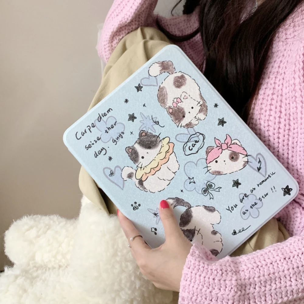 Cartoon Cat Tablet Case for Apple iPad