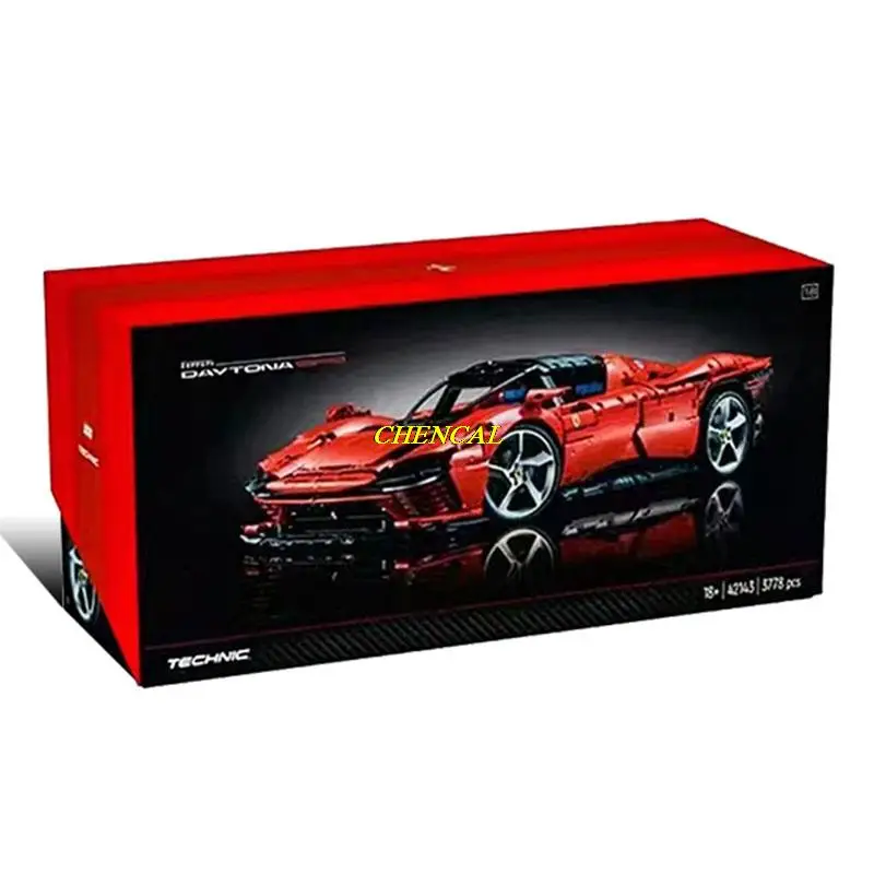 2022 технический феррарид Daytona SP3 42143 1:8 суперкар 3778 шт. модель строительные блоки