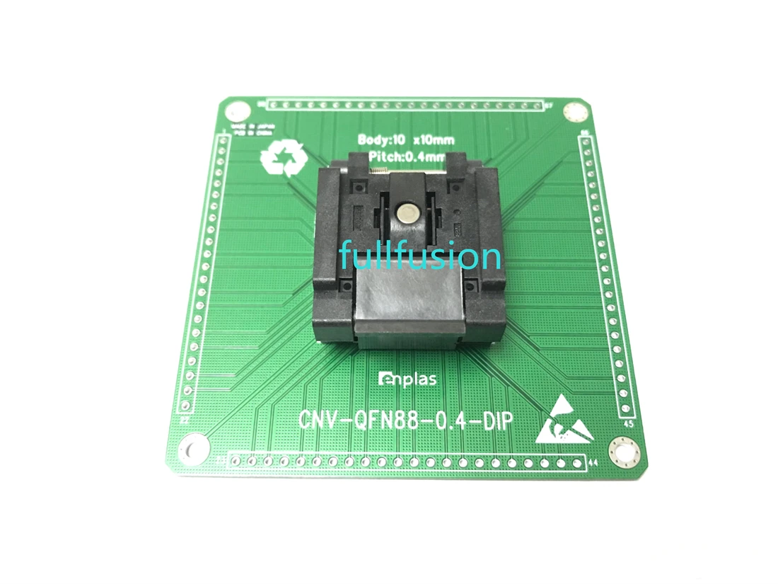QFN-88BT-0.4-01 QFN88 TO DIP α׷ , Enplas IC , 0.4mm ġ Ű ũ, 10x10mm