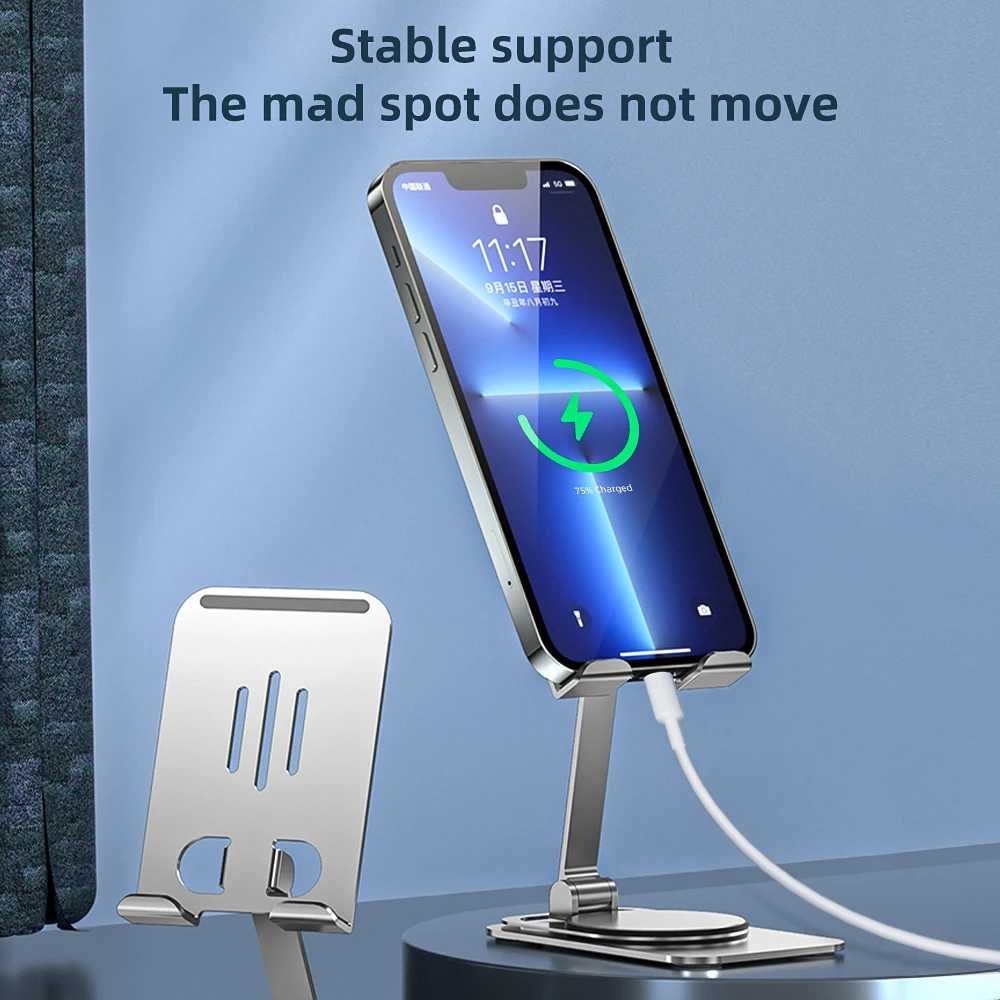 Aluminum Tablet Stand Holder For iPad Pro 11 10th 10.2 7th 8th 9th Gen Xiaomi Pad Samsung Tab Foldable Ultrathin Tablet Support