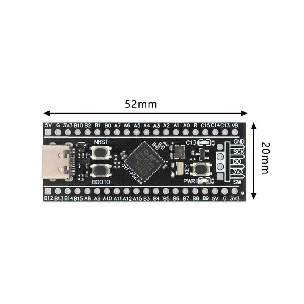 1PCS STM32F401 개발 보드 STM32F401CCU6 최소 코어 시스템 학습 보드 모듈 4Mhz 64KB RAM 256KB ST-LINK V2