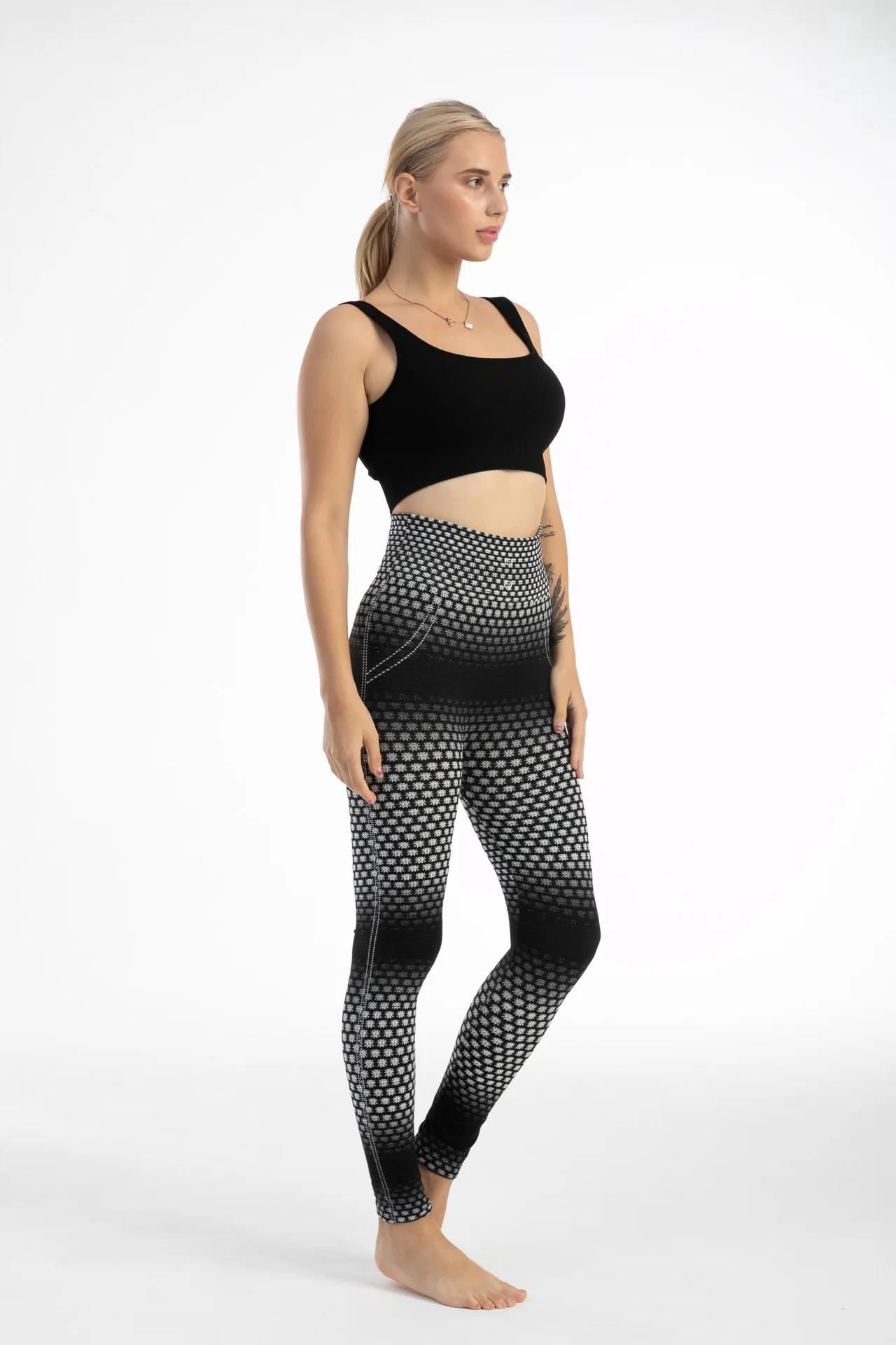 Fashion Gradient Leggings Women's High Stretch Leggings Slim Fit Hip Lift Spanx Leggings Lady Sexy Yoga Pants 7 S8335a752223943629cf9cb68de3ab6b3P