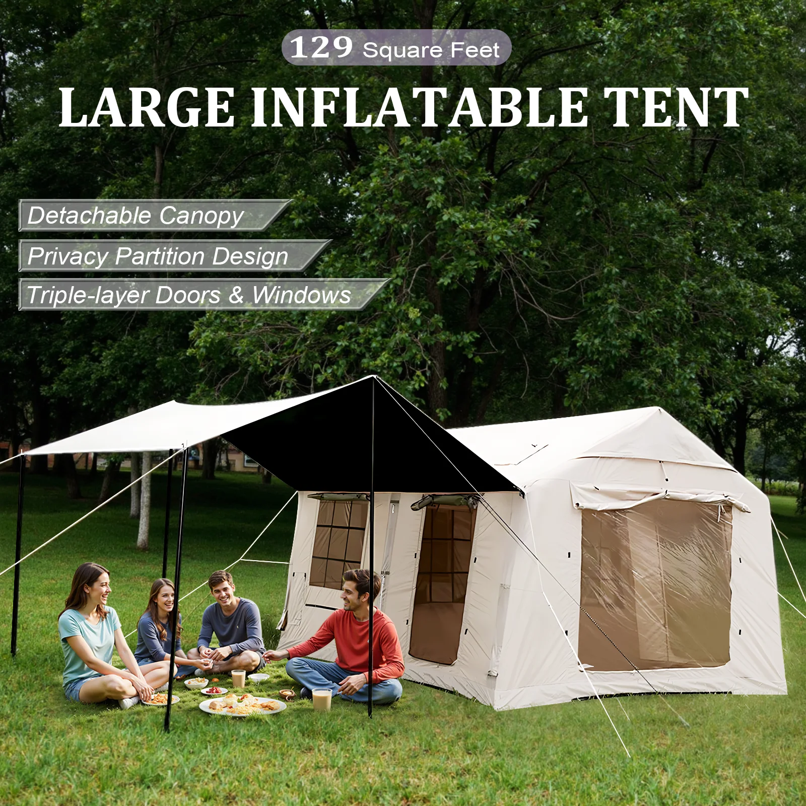 135 Square Feet inflatable tent 6