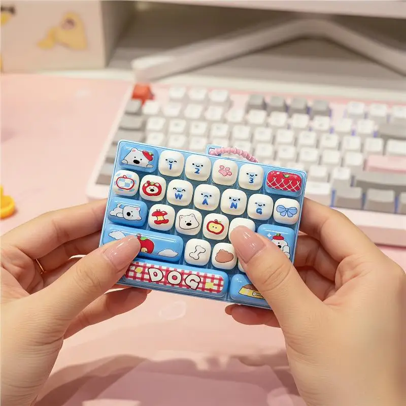 1Pcs 귀여운 26키 스트레스 감소 키보드 창의적인 기계 도구 인기