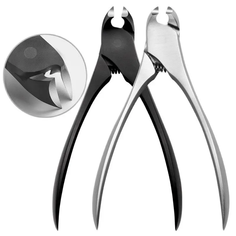 

4Cr13Mov Stainless Steel Super-Sharp Nail Clipper Callus Shaver Toenails Ingrown Pedicure Paronychia Improved