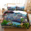 3d Print Anime Game My Time at Sandrock Bedding Set Single Twin Full Queen King Size Bed Set Adult Kid Bedroom Duvet cover Sets 4