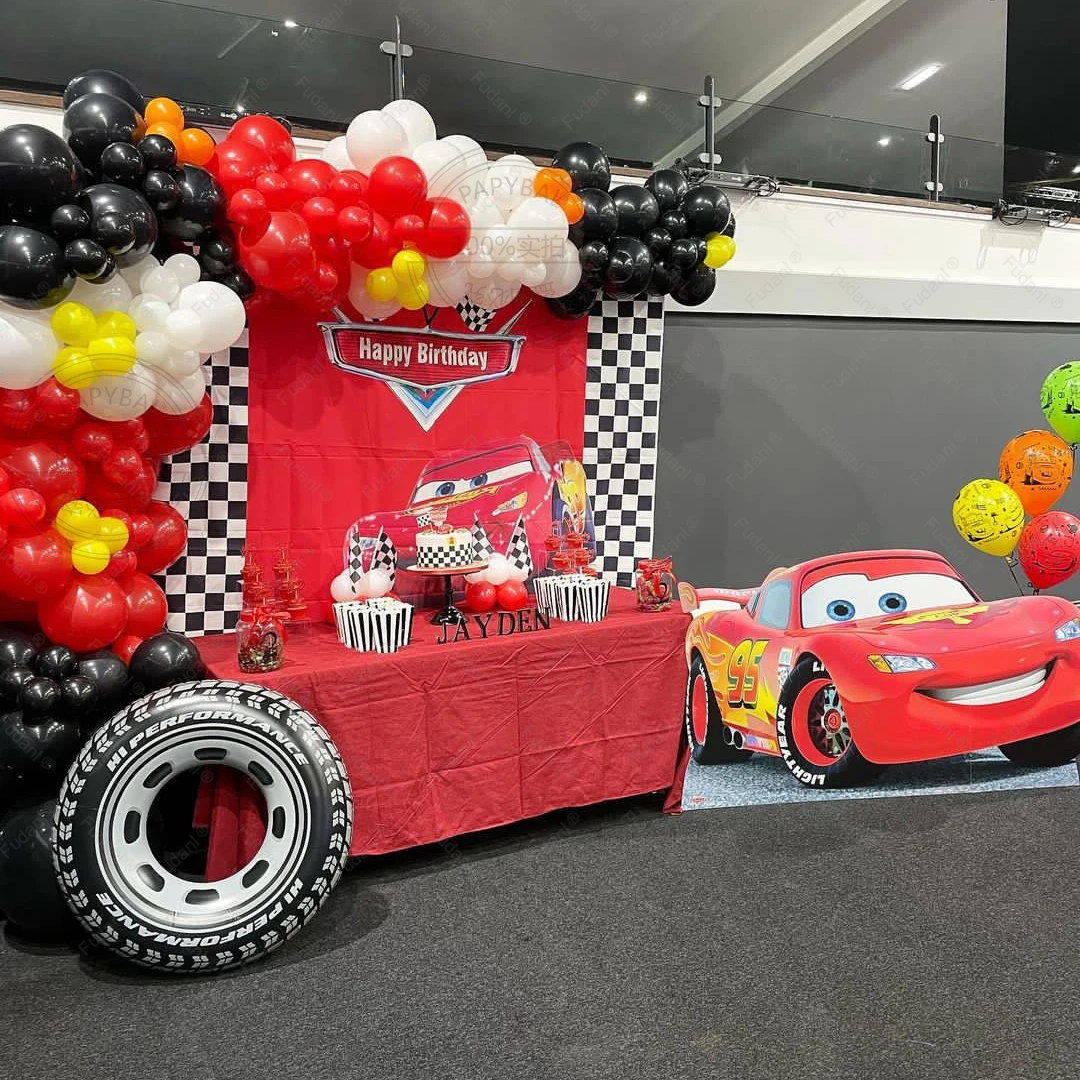 Personalised Cars Lightning McQueen Grand Birthday Party Pack