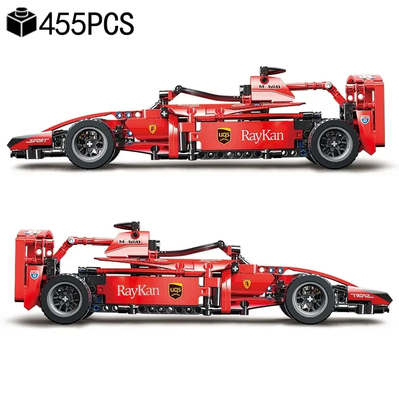 2025 Technical NEW F1 Racing Car Building Blocks Set MOC Model Kit DIY Assembly Bricks Creative Educational Toys For Children​