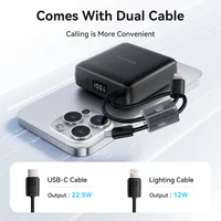 KUULAA Power Bank 10000mAh PD 22.5W Spare Battery Portable Power Bank Portable Charger with USB-C Cable for iPhone 16 15 14 Pro - Image 4