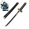 Cosplay Anime Tsugikuni Yoriichi Bamboo 24inch Katana Sword Role Play Demon Slayer Kaigaku 60cm Weapon Model 6