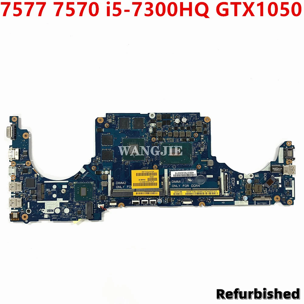 

LA-E991P с i5-7300HQ CPU GTX1050 GPU материнская плата для ноутбука CN-0GPHC8 0GPHC8 для Dell Inspiron 7577 восстановленная материнская плата