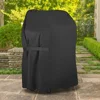 Grill Cover Waterproof BBQ Cover Outdoor BBQ Gas Grill Cover Barbecue Smoker Cover With Adjustable Hem Rope 210D Oxford Cloth 3