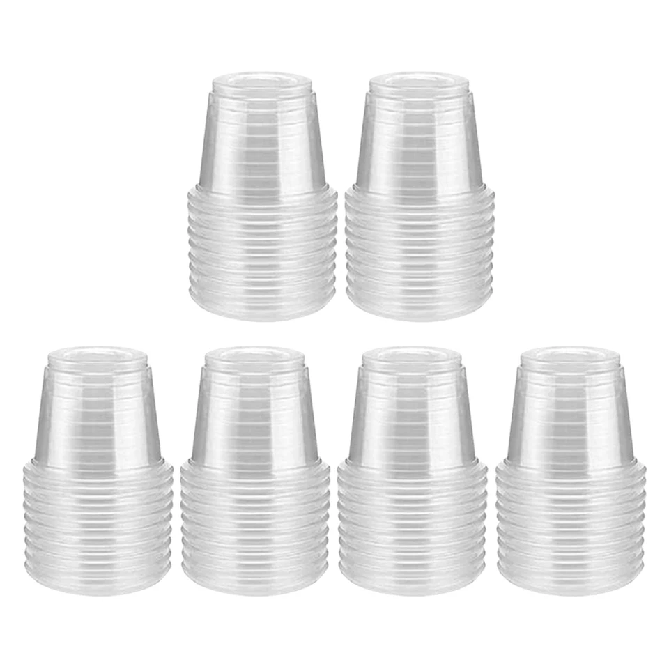 50 Bicchieri in Plastica Arancio da 200 ml