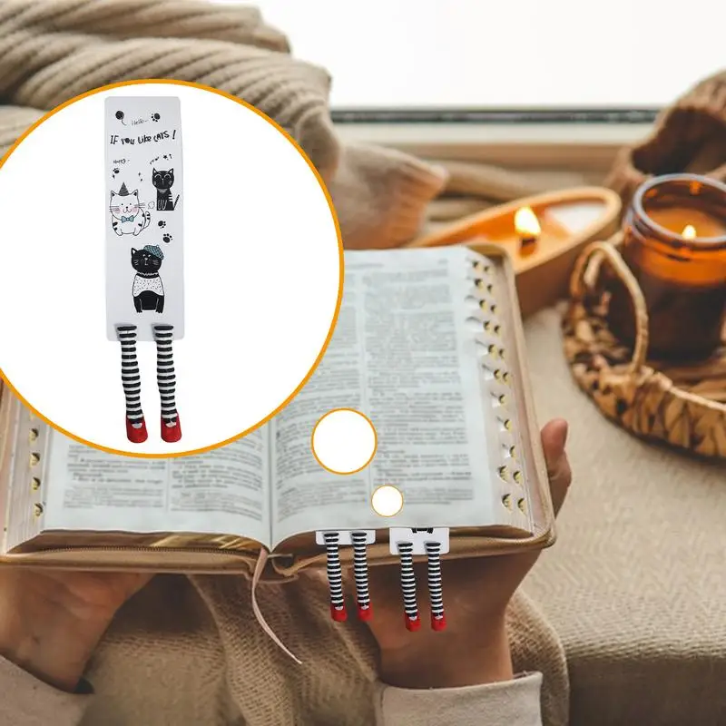 Wicked Witch Feet Bookmark 3D Book Marks For Reading Unique High Heels Book Marker Handmade Funny Bookmark For Bookworm And Book