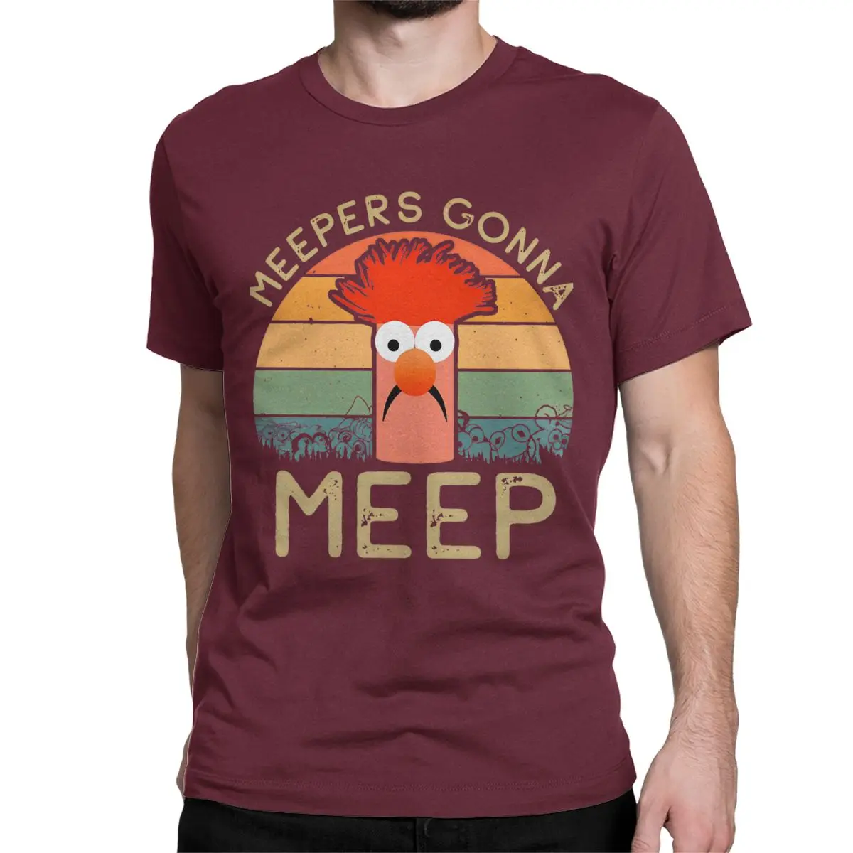 thumbnail image 1 of Camisetas de los Muppets Meepers Gonna Meep para hombre y mujer, de algodón, increíbles camisetas de cuello redondo, de manga corta, tallas grandes, 1 of 7