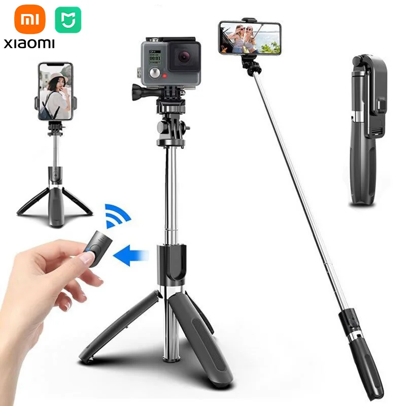 XiaomiMijiaQ01BluetoothWirelessSelfieStickTripodFoldable