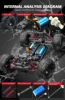 ENOZE 1/18 RC Car Brushless Brushed Motor Remote Control 4WD RTR 60KM/h High Speed for 1:18 A979 A959 Wltoys Trucky Off-road Car 4