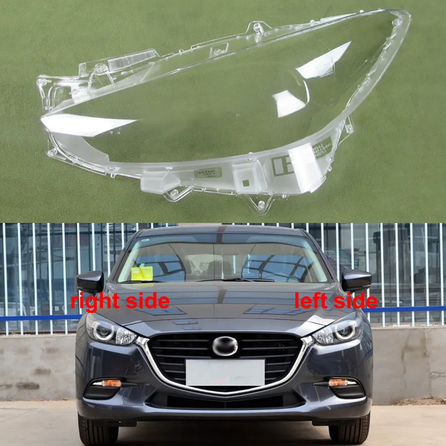 For Mazda 3 Axela 2017 2018 2019 Halogen Headlamp Transparent Cover Shell Lampshade Lamp Shade