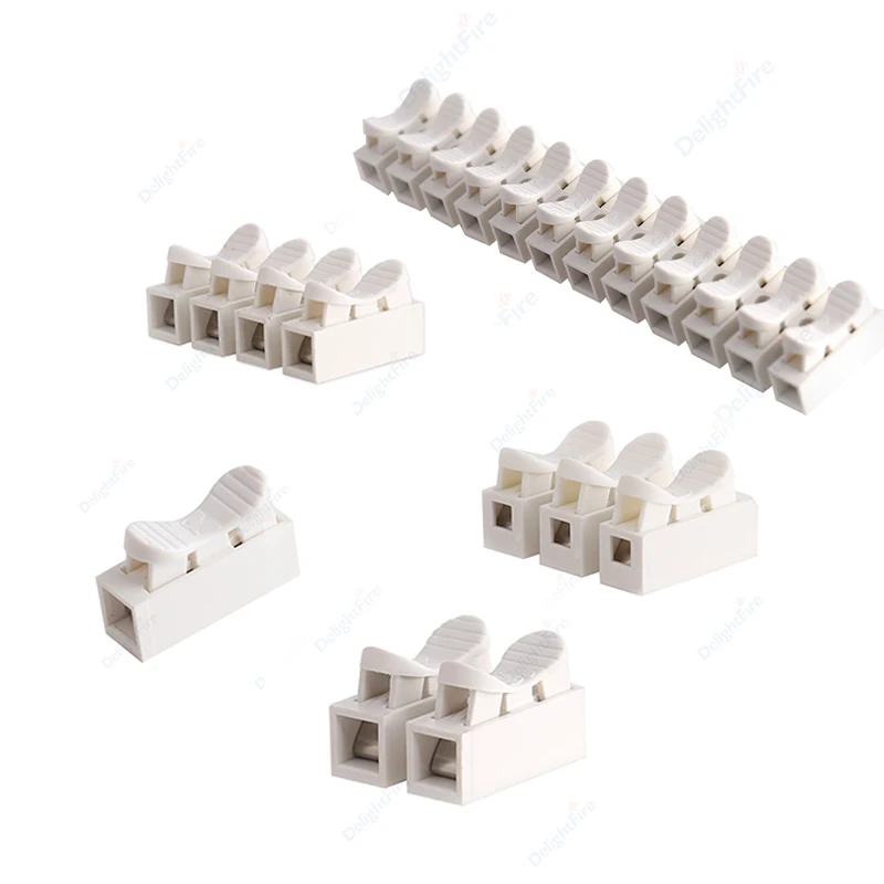 Ch2/Ch3 Resistente Alla Pressione 1/2/3/4/12Pin Terminale Del Cavo Spingere I Connettori Del Cavo Del Cavo Rapido Per Il Cablaggio Facile Giunzione Si