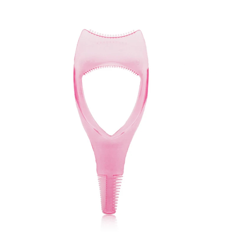 Eyelashes Brush Plastic Applicator 3 In 1 Novelty Mascara Guide Multifunction Eyelash Styling Curler Precise Application