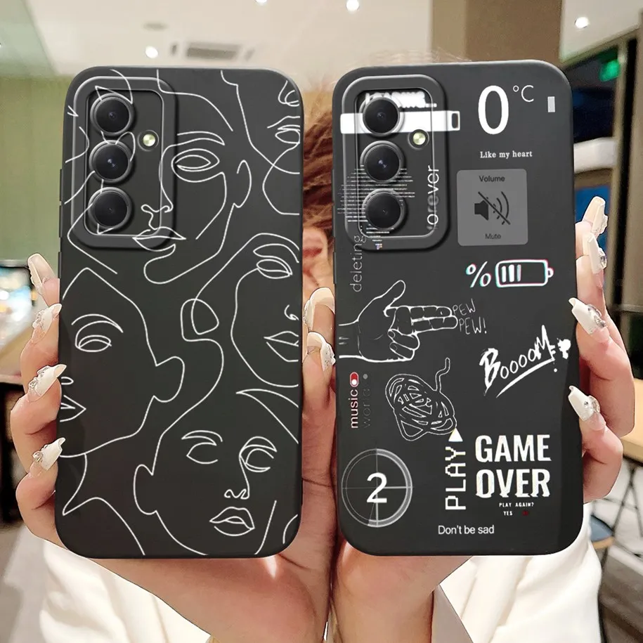 Soft Silicone Fashion Space Protector Phone Cover